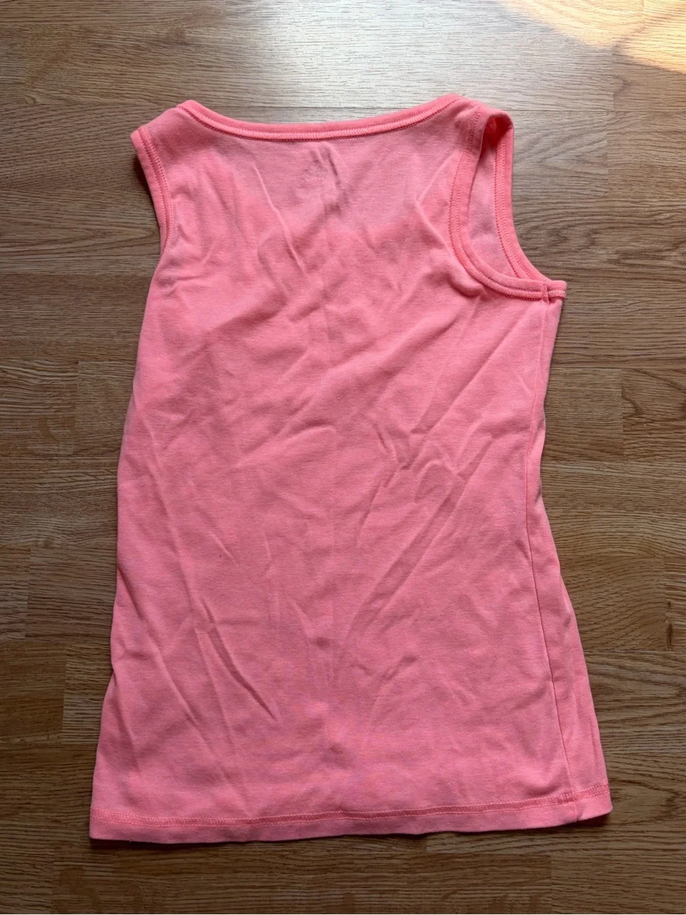 Girls Coral Pink Justice Tank Top
